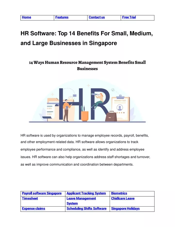 hr software top 14 benefits for small medium