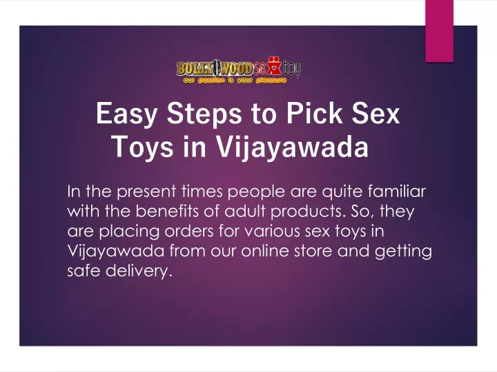 easy steps to pick sex toys in vijayawada