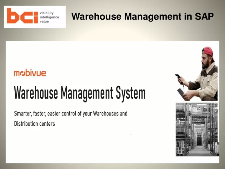 warehouse management in sap