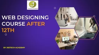 web designing course after 12th