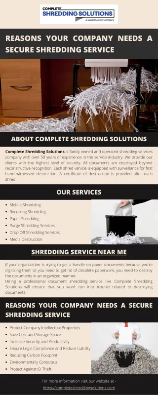 reasons your company needs a secure shredding