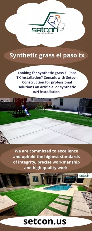 synthetic grass el paso tx