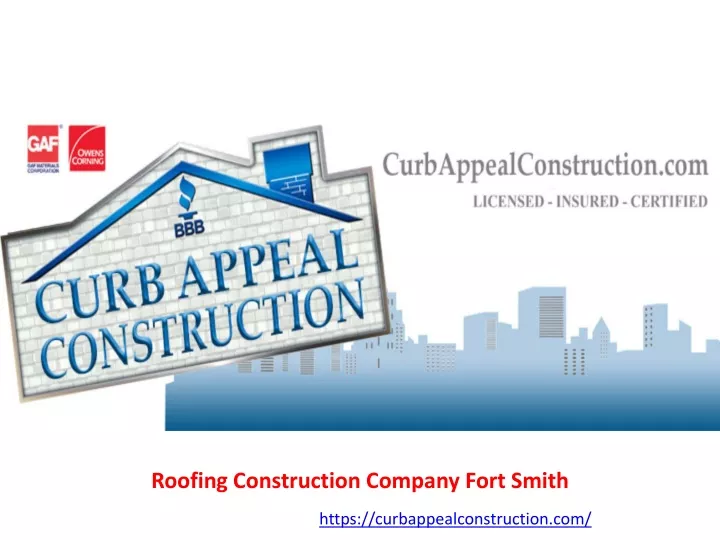 roofing construction company fort smith