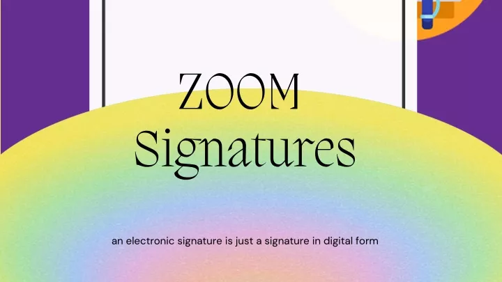 zoom signatures