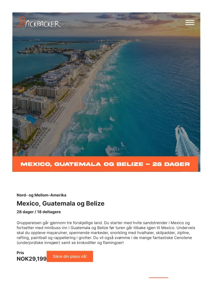 nord og mellom amerika mexico guatemala og belize