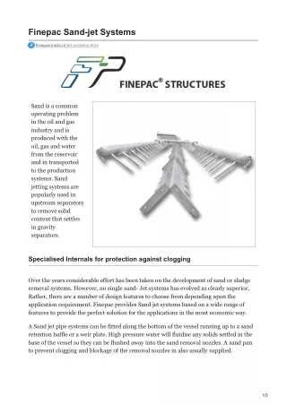 finepacindia.in-Finepac Sand-jet Systems