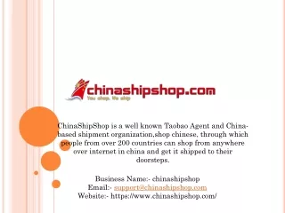 Shop for me