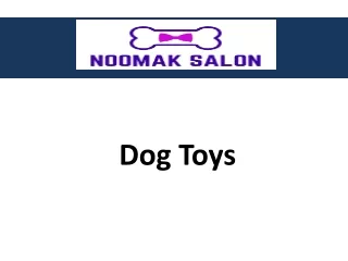 Find Best Online Attractive Dog Toys at Noomak Salon Store