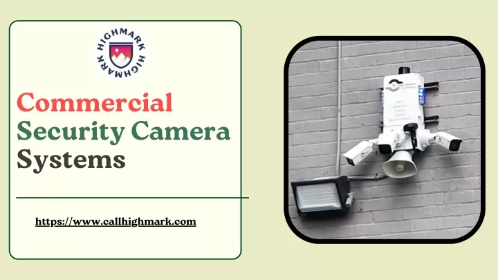 commercial security camera systems