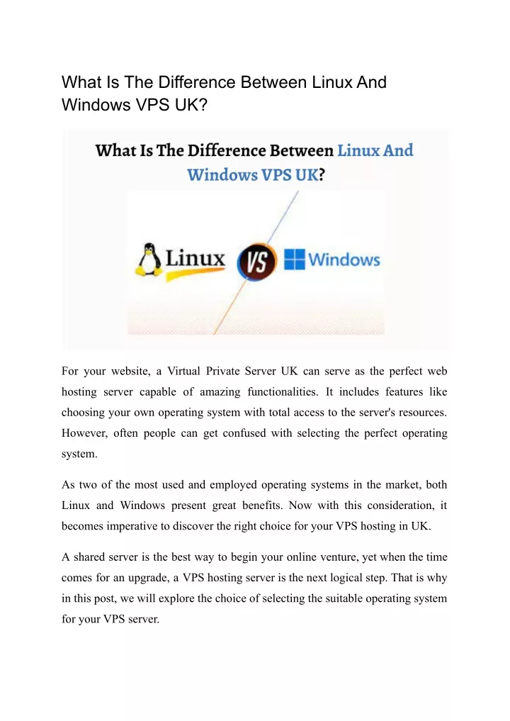 what is the difference between linux and windows