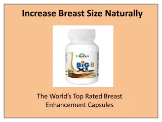 increase breast size naturally