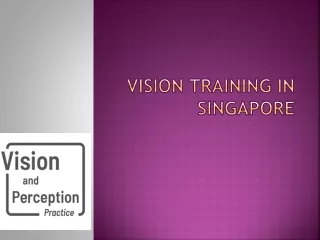 Vision training in Singapore