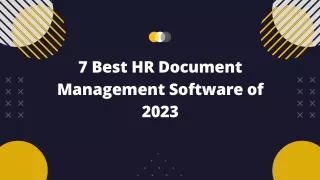 7 Best HR Document Management Software of 2023