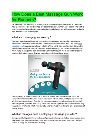 S-1 How Can Runners Use a Massage Gun_
