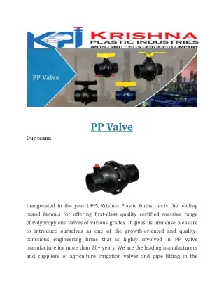 pp valve