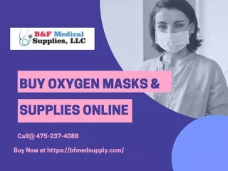 Buy Oxygen Masks & Supplies Online