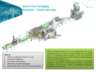 End of Line Packaging Solution - Pouch Into Case