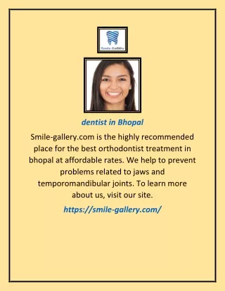 dentist in bhopal