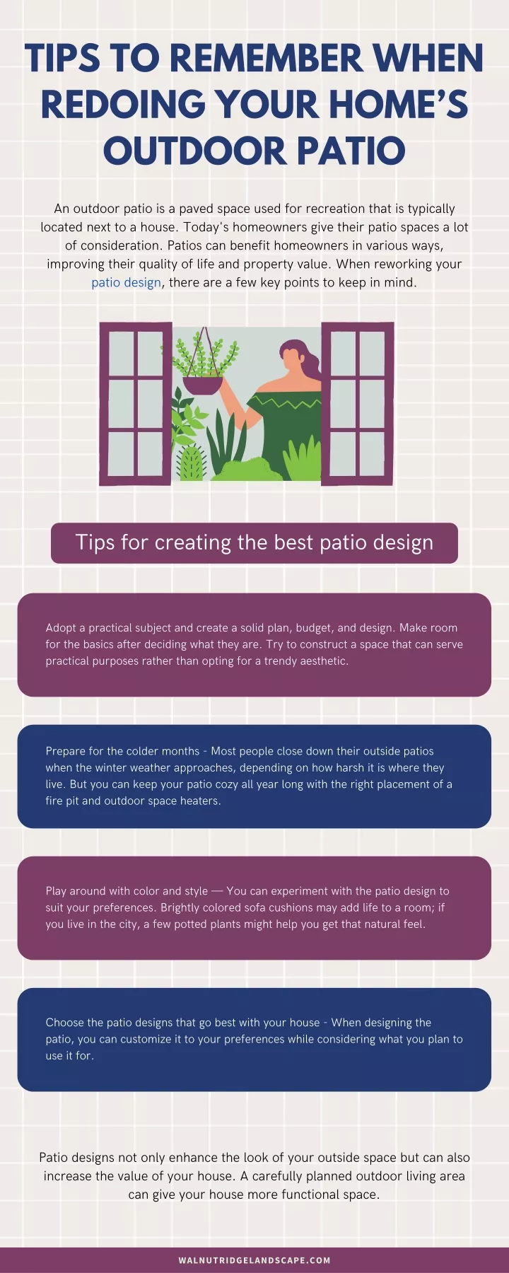 tips to remember when redoing your home s outdoor