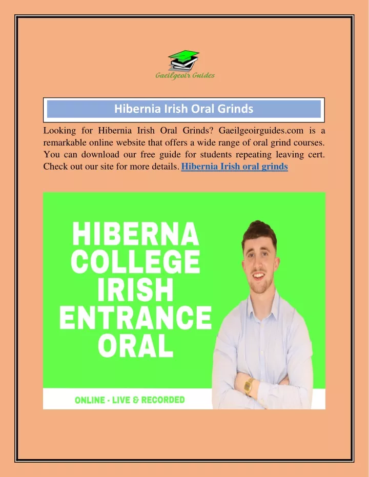 hibernia irish oral grinds