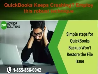 quickbooks keeps crashing employ this robust technique