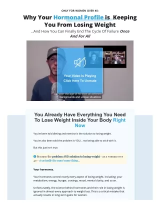 Discover Your Hormonal Profile & Claim Your Free Personal Weight Loss Roadmap
