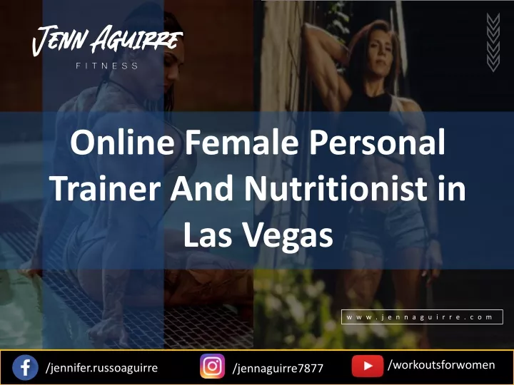 online female personal trainer and nutritionist