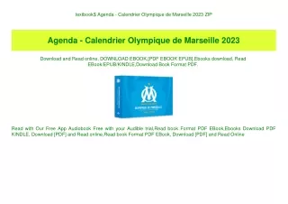 textbook$ Agenda - Calendrier Olympique de Marseille 2023 ZIP