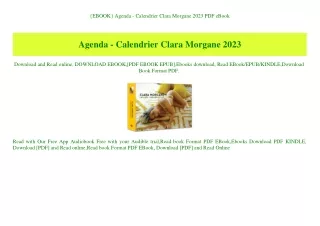 {EBOOK} Agenda - Calendrier Clara Morgane 2023 PDF eBook