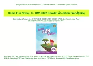 [PDF] Download Home Fun Niveau 3 - CM1CM2 Booklet ÃƒÂ‰dition FranÃƒÂ§aise Unlimited