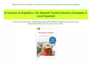 [BOOK] El turismo en EspaÃƒÂ±a The Spanish Tourist Industry (Complete A Level Spanish) [EBOOK]
