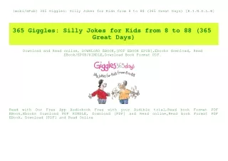{mobiePub} 365 Giggles Silly Jokes for Kids from 8 to 88 (365 Great Days) [K.I.N.D.L.E]