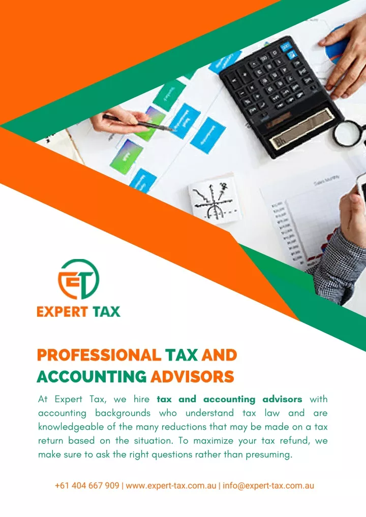 professional tax and accounting advisors