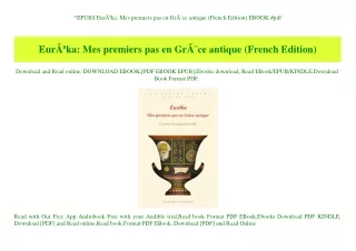 EPUB$ EurÃƒÂªka Mes premiers pas en GrÃƒÂ¨ce antique (French Edition) EBOOK #pdf