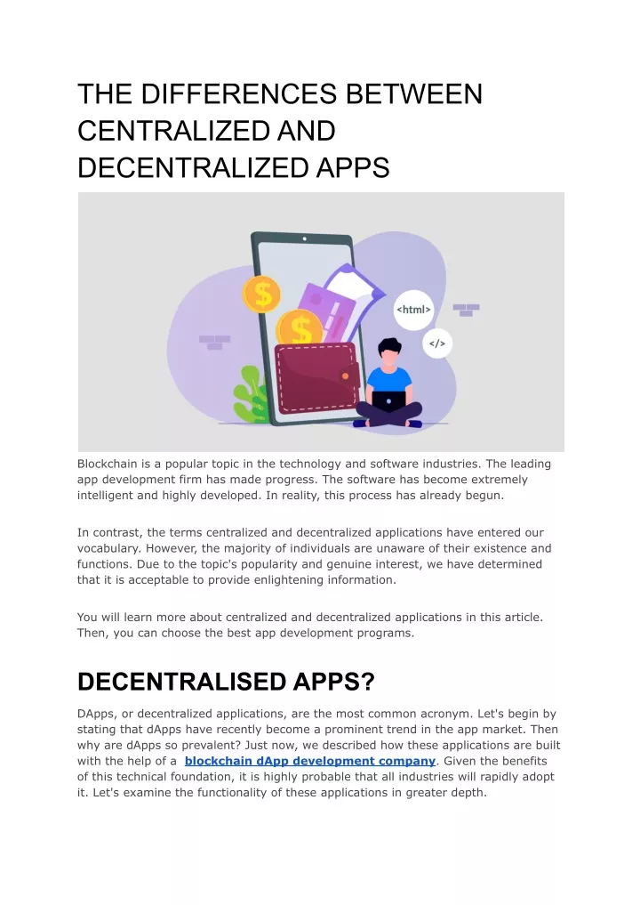 the differences between centralized