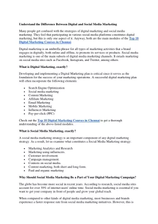 understand the difference between digital