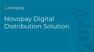 novopay digital distribution solution