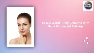 Get Wonderful Face With Semi Permanent Makeup By SPMU World