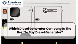 Diesel Generator Company