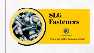Self Drilling Screws Manufacturers in India And Where It Is Used