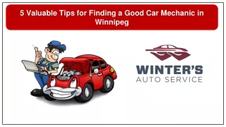 5 Valuable Tips for Finding a Good Car Mechanic in Winnipeg