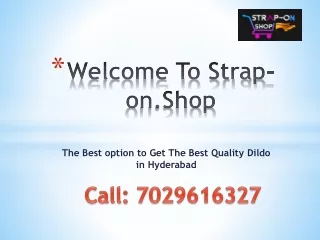 Buy Perfect Quality Dildo in Hyderabad