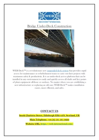 Bridge Decking | Safety Deck Systems