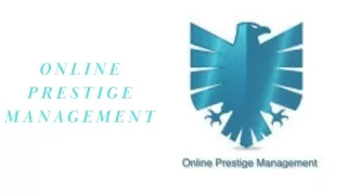 online prestige management