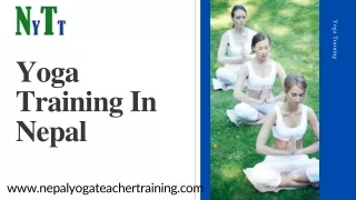 Yoga Training In Nepal
