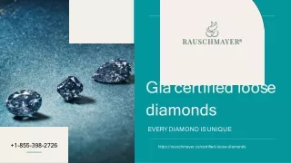 Gia certified loose diamonds