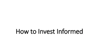 How to Invest Informed