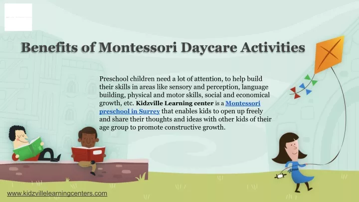 benefits of montessori daycare activities