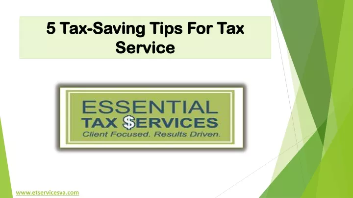 5 tax saving tips for tax service