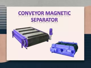 Conveyor Magnetic Separator,Overband Magnetic Separator,Chennai Tamilnadu,India